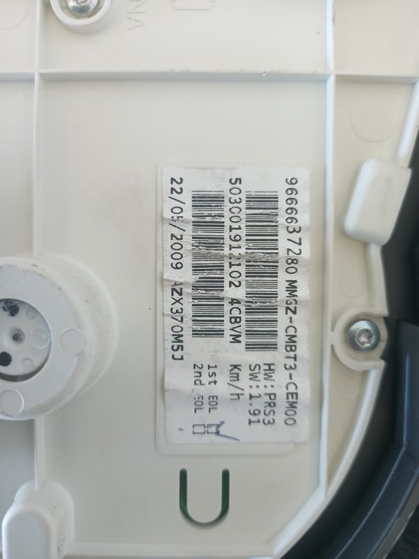 Quadrante PEUGEOT 206+ 9666637280