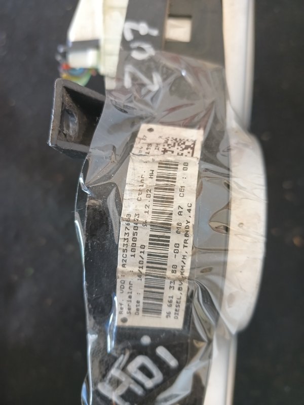 Quadrante PEUGEOT 207 9666133180
