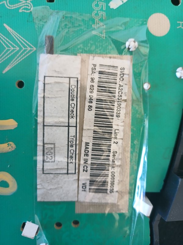 Quadrante PEUGEOT 207 9662904680