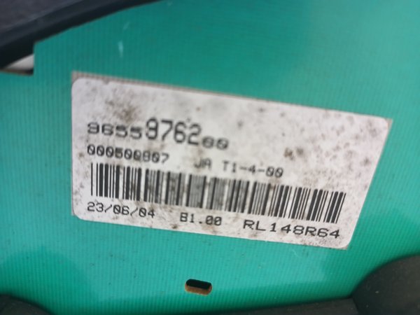 Quadrante PEUGEOT 206 9655976280