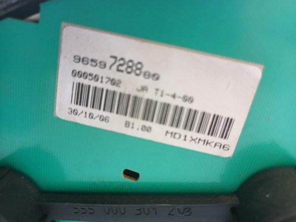 Quadrante PEUGEOT 206 9659728880