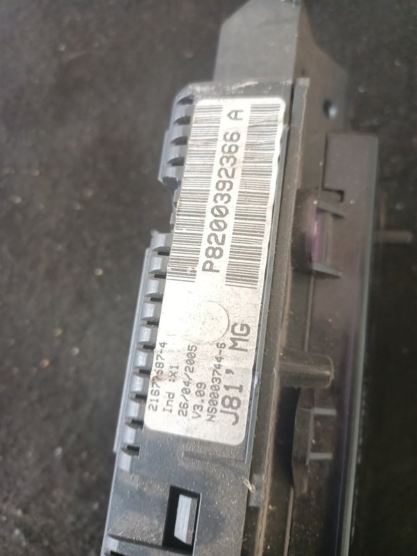 Quadrante RENAULT ESPACE IV 8200392366A