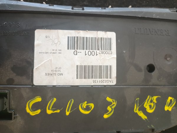 Quadrante RENAULT CLIO III 8200821001D