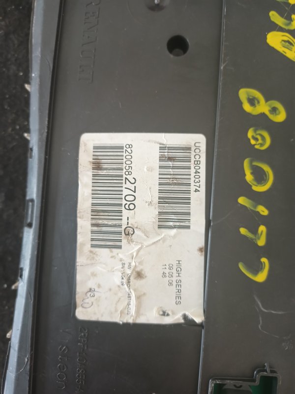 Quadrante RENAULT CLIO III 8200582709G