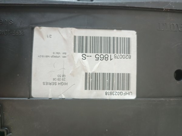 Quadrante RENAULT CLIO III 8200761865S