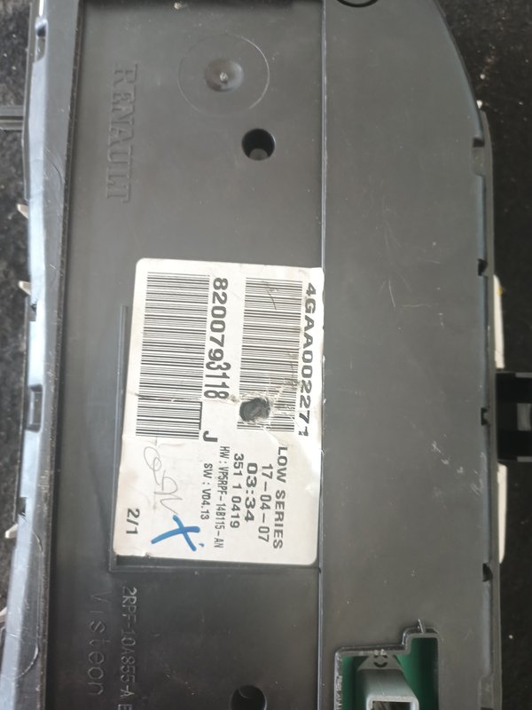 Quadrante RENAULT MEGANE II 8200793118J