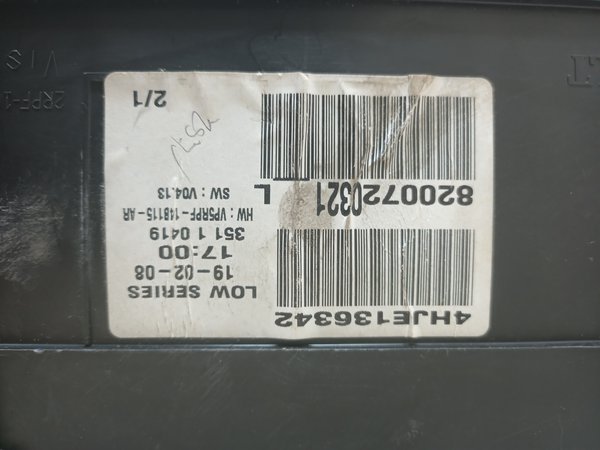 Quadrante RENAULT MEGANE II 8200720321L