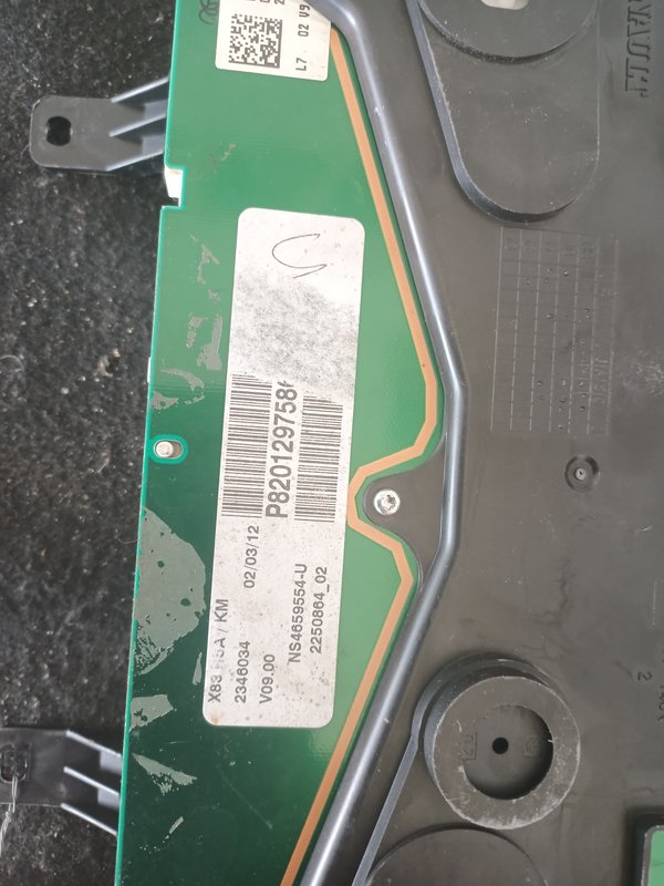 Quadrante RENAULT TRAFIC P8201297586