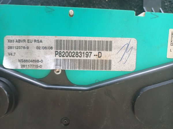 Quadrante RENAULT TRAFIC II P8200283197D