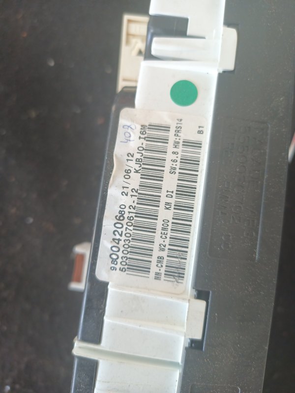 Quadrante PEUGEOT 508 9800420680