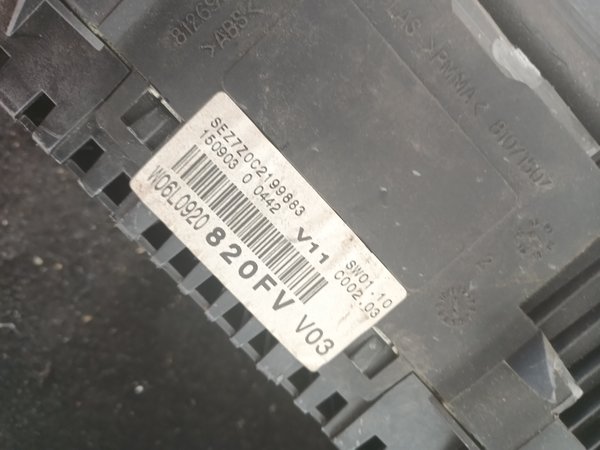 Quadrante SEAT IBIZA 6L0920820F