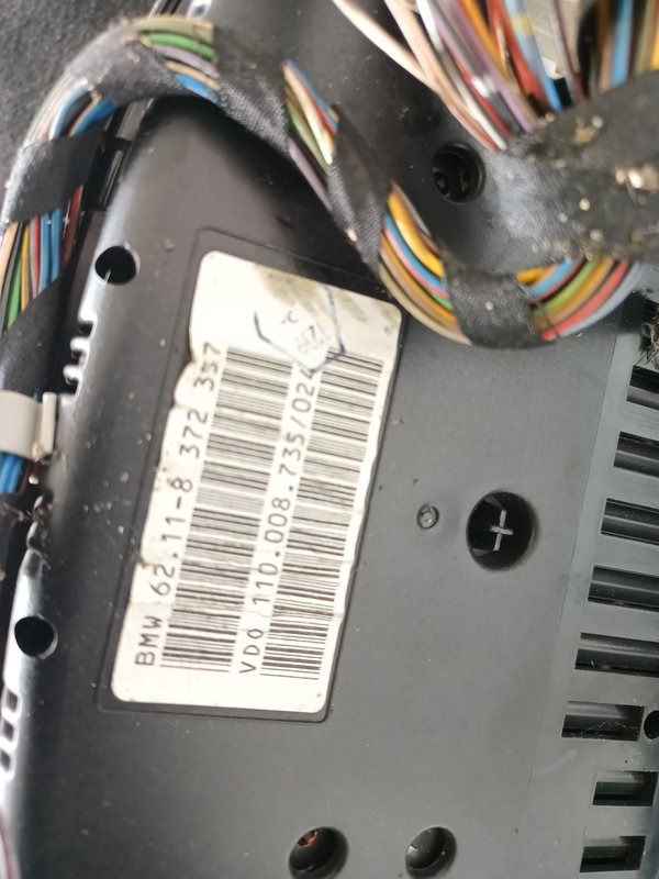 Quadrante Grupo BMW 62118372357