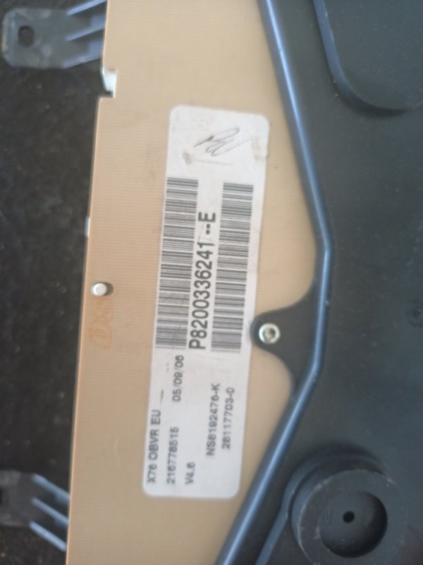 Quadrante RENAULT KANGOO P8200336241E