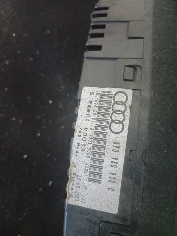Quadrante AUDI A3 8P0920930C