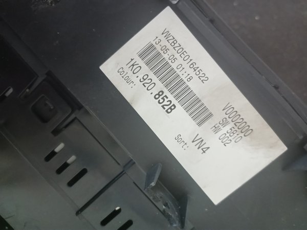 Quadrante AUDI A4 1K0920852B