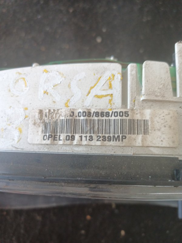 Quadrante OPEL CORSA B 09113239MP