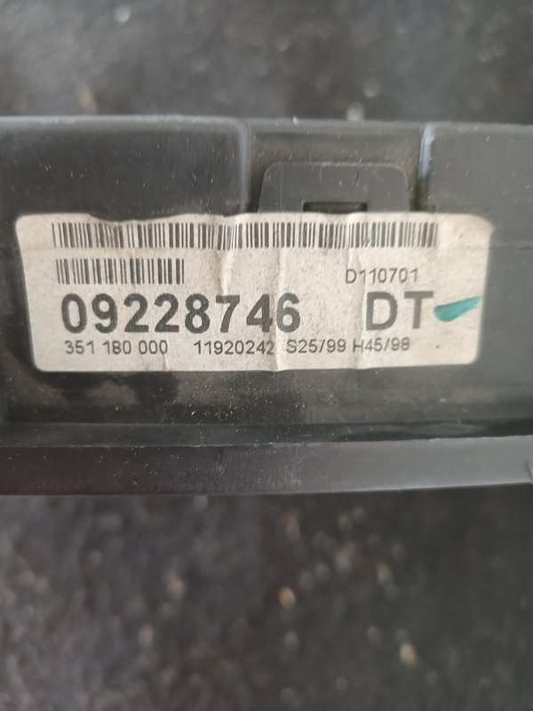 Quadrante OPEL ASTRA G 09228746
