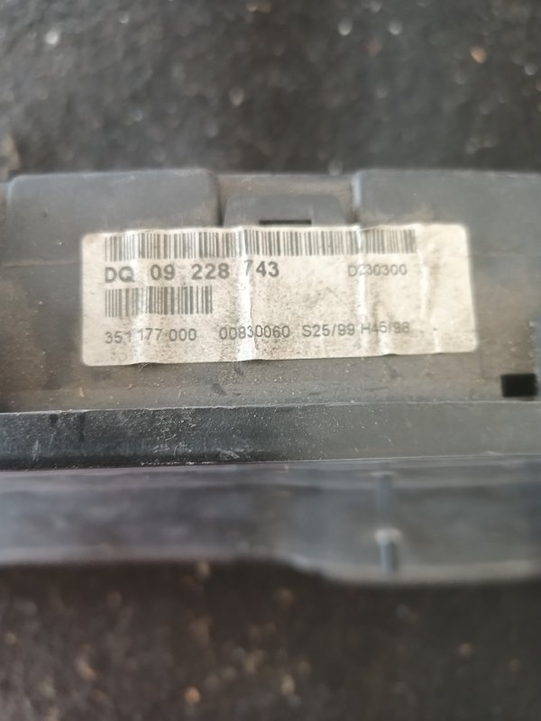 Quadrante OPEL ASTRA G DQ09228743