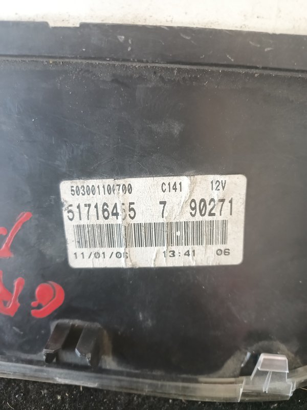 Quadrante FIAT GRANDE PUNTO 51716455