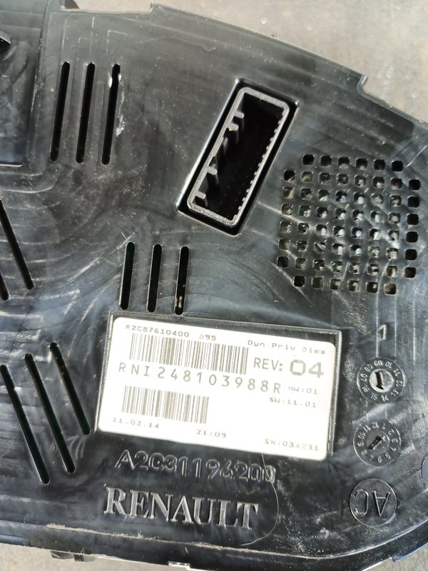 Quadrante RENAULT MEGANE III A2C87610400