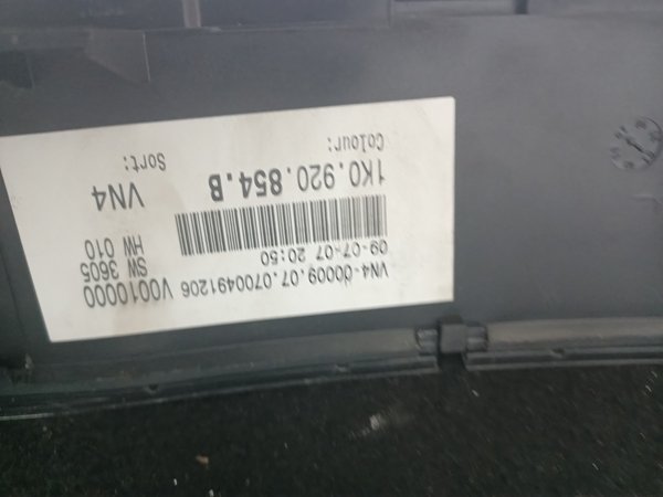 Quadrante VW GOLF V 1K0920854B