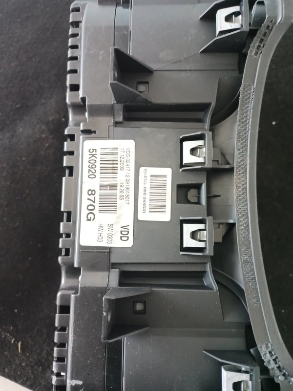 Quadrante VW GOLF VI 5K0920870G