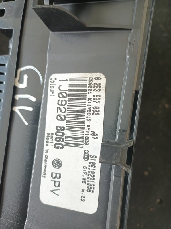 Quadrante VW GOLF IV 1J0920806G