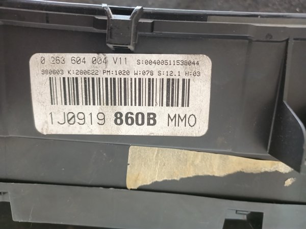 Quadrante VW GOLF IV 1J0919860B