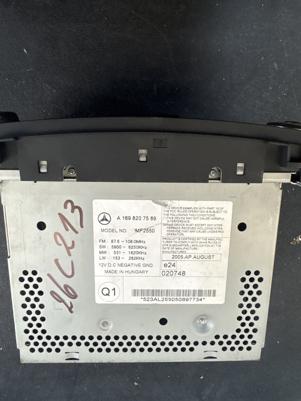 Radio Mercedes W245 A1698207589
