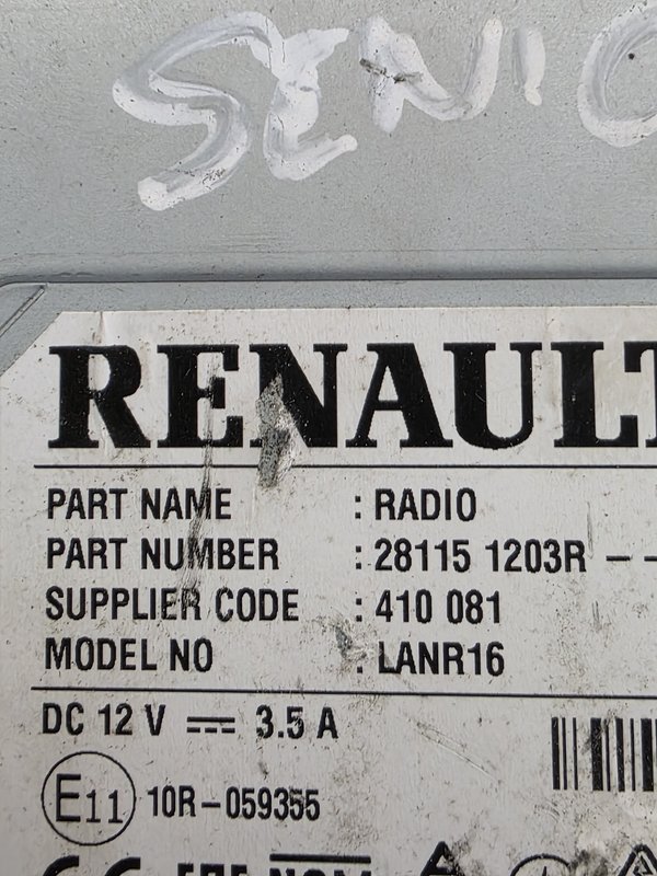 Radio Renault Grand Scenic IV 281151203R