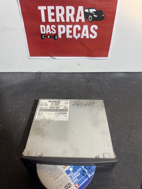 Leitor de navegacao GPS Renault Megane III 259159548R