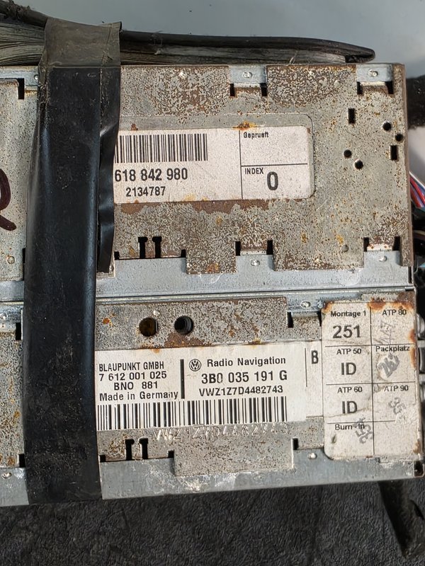 Radio vw passat 3B0035191G