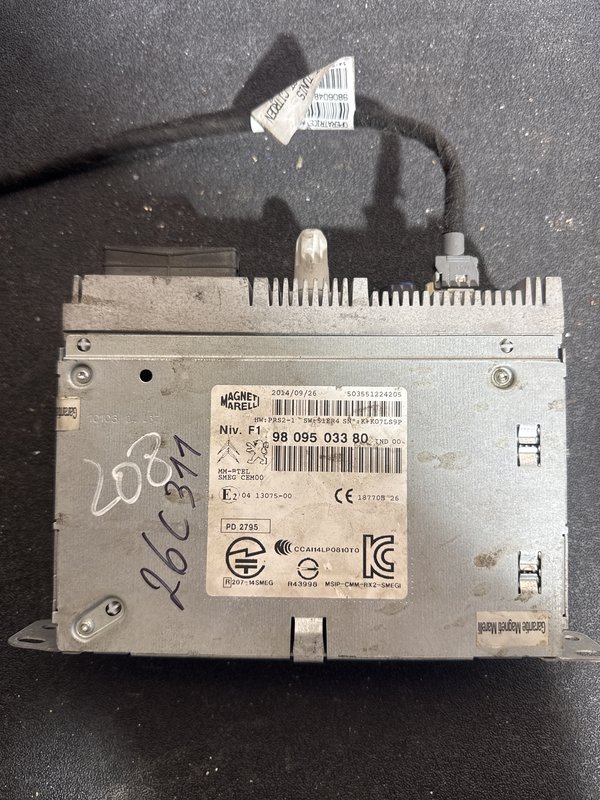 Radio Peugeot 208 9809503380