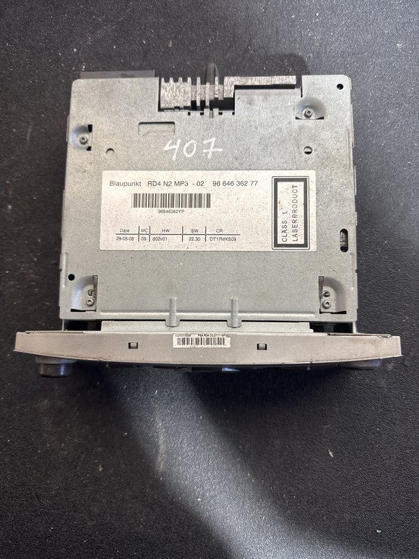 Radio Peugeot 407 7645110393