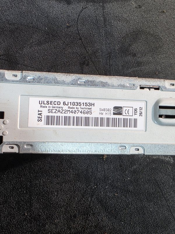 Radio Seat ibiza 6J 6J1035153H
