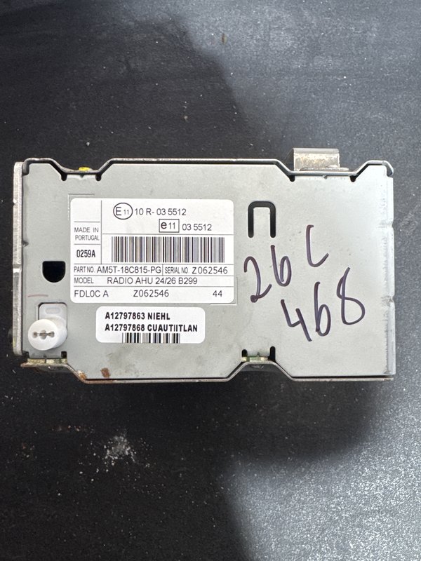 Radio Ford Fiesta VI AM5T-18C815-PG