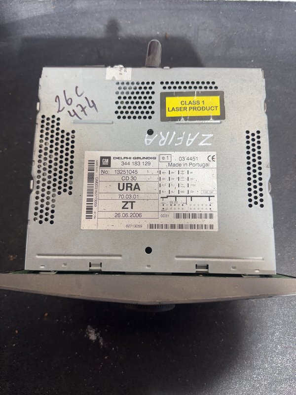Radio Opel Astra H 344183129