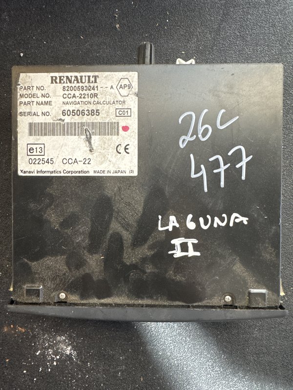 Radio Bluetooth Renault Laguna II 8200593241