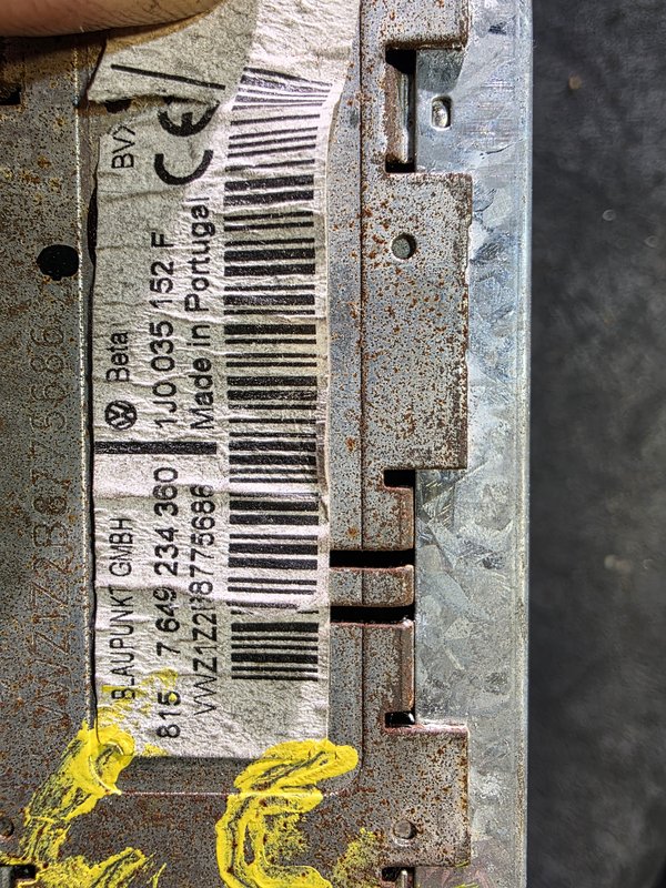 Radio Vw Seat Skoda 1J0035152F