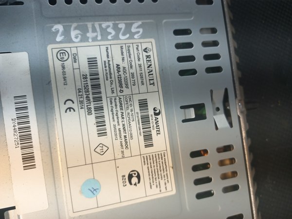 Radio RENAULT CLIO IV 281152874R