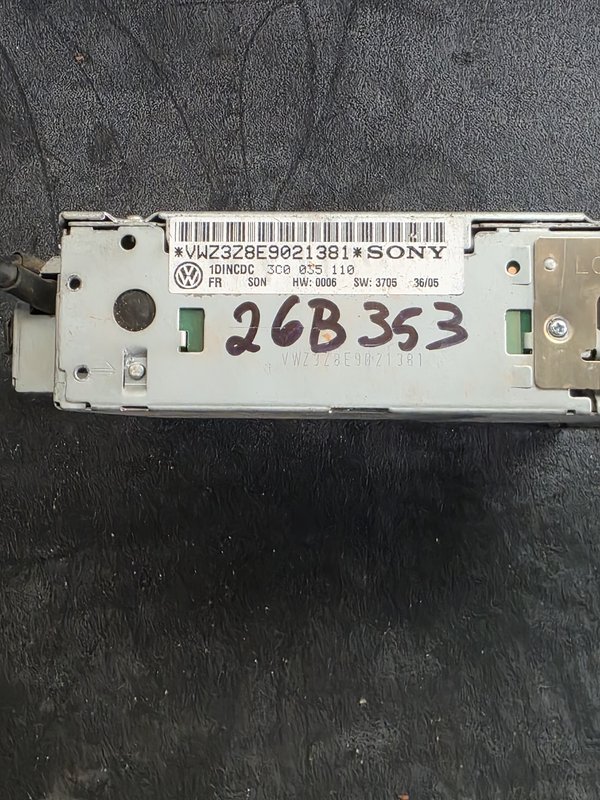 Leitor Cd VW Seat Skoda 3C0035110