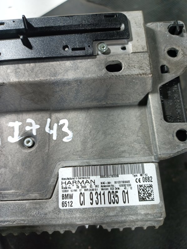 Radio BMW S5 F11 5R PRETA 931103501