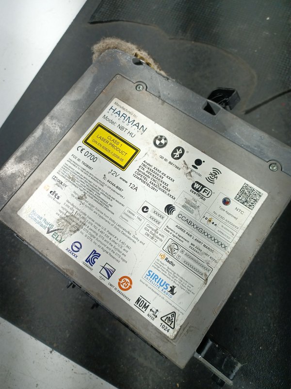 Radio BMW S5 F11 5R PRETA 931103501