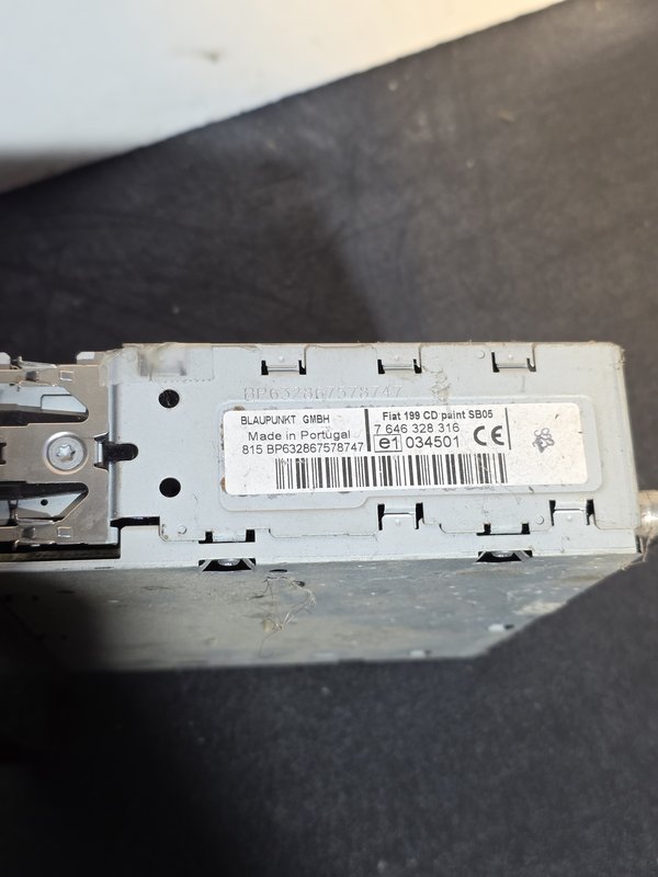 Radio Fiat Grand Punto 7646328316