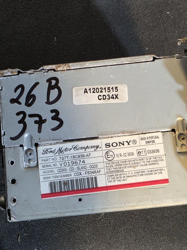 Radio Ford Mondeo IV 7S7T-18C939-AF