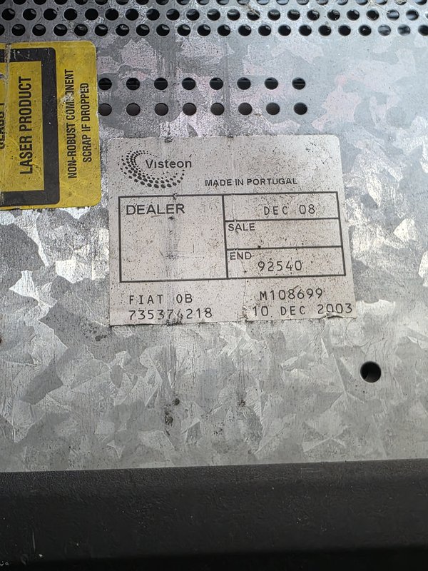 Radio Fiat Stilo 735374218