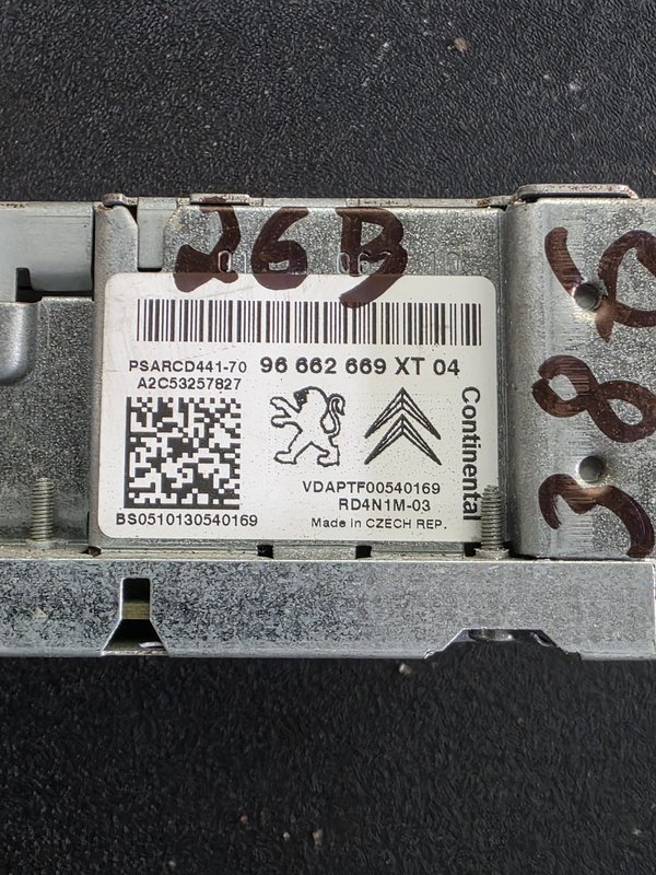 Radio Peugeot Citroen 96662669XT04