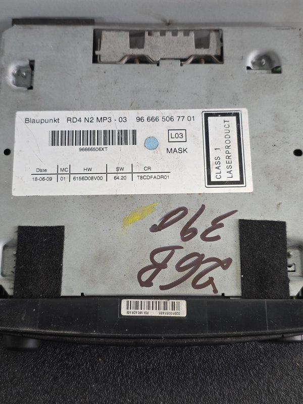 Radio Peugeot Citroen 966665067701