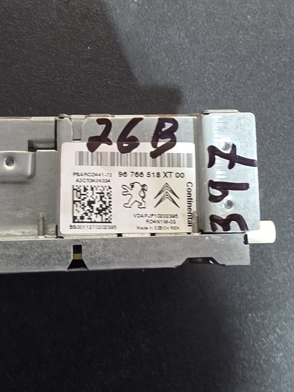 Radio Peugeot Citroen 96766518XT00