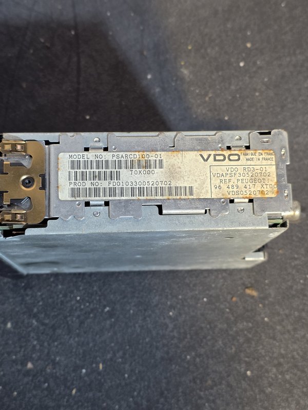 Radio Peugeot Citroen 96489417XT00